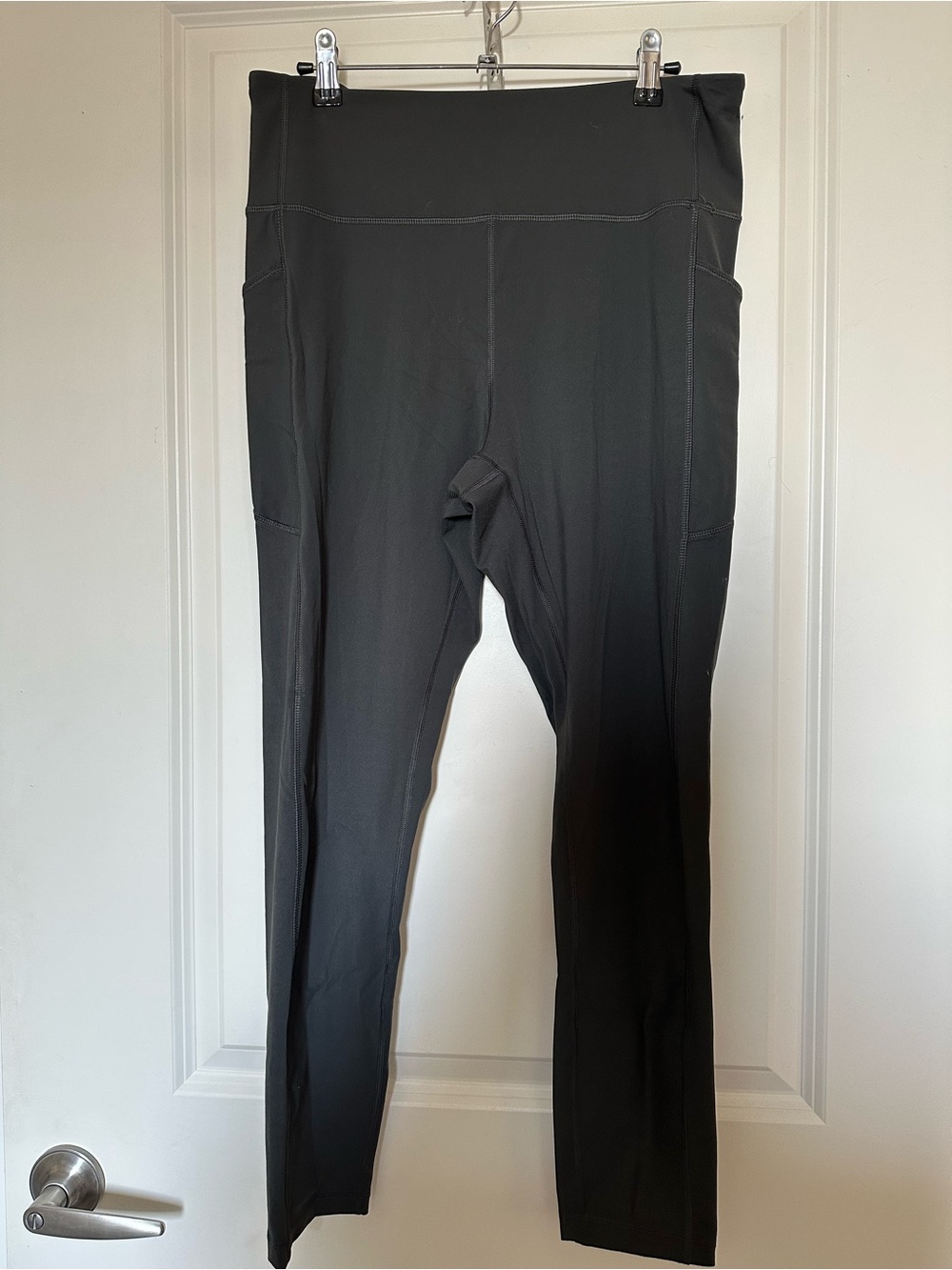 Charcoal High-Waist Athletic Leggings